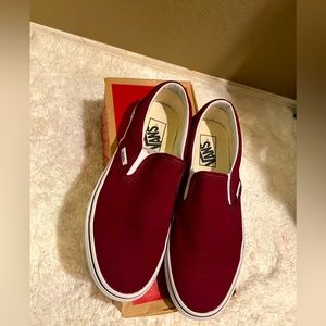 Vans Burgundy color
